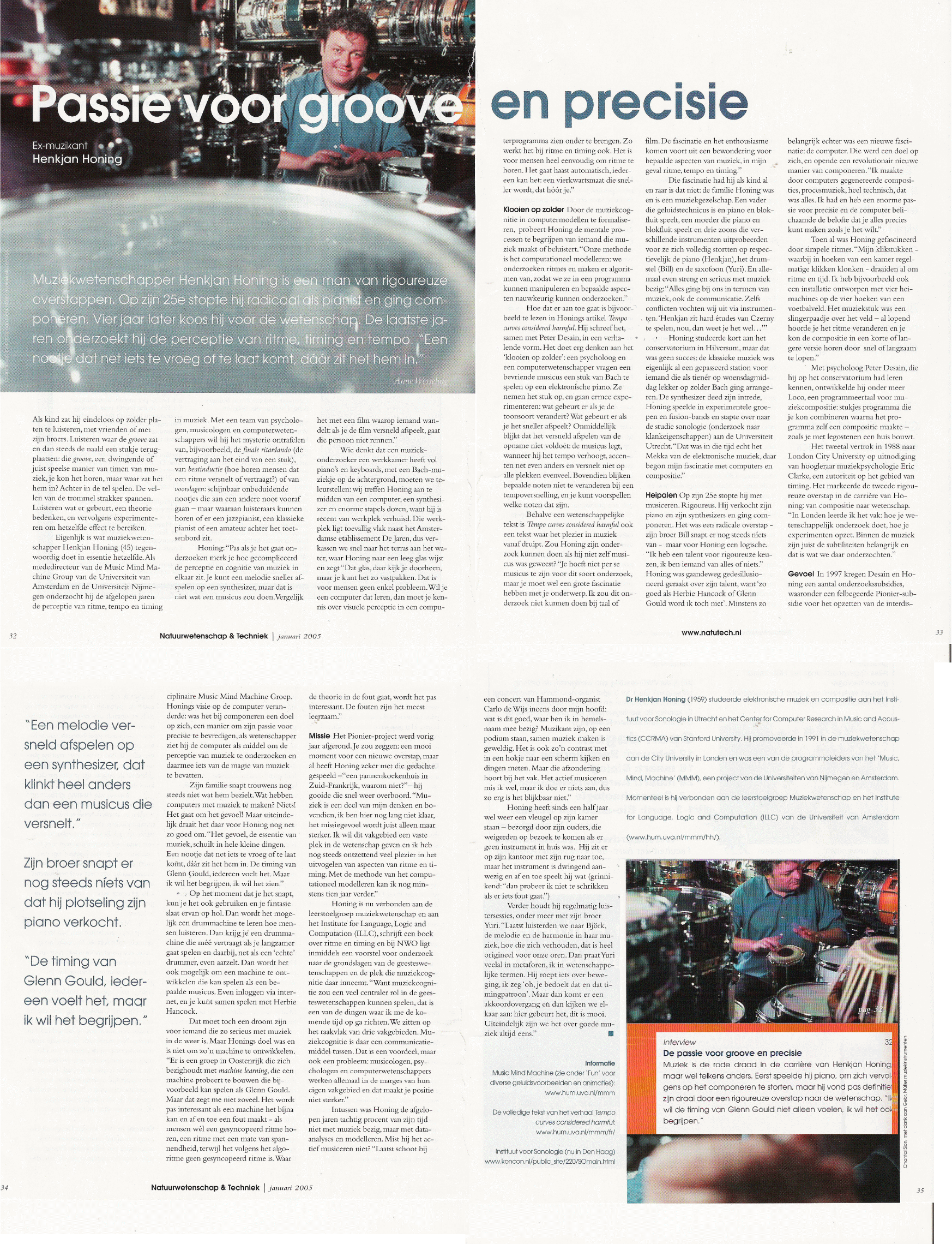 Natuurwetenschap & Techniek, Januari 2005