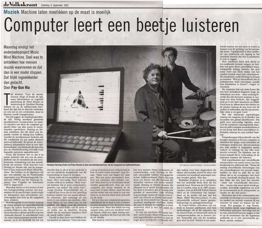 Computer leert een beetje luisteren